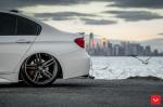 BMW M3 Sedan on Vossen Wheels (HF-1) 2018 года